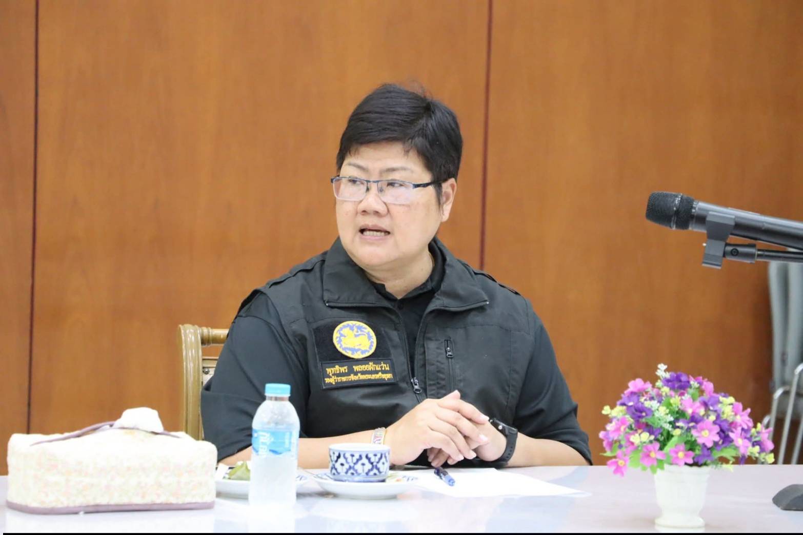 title - ผู้ว่าราชการจังหวัดพระนครศรีอยุธยา ลงตรวจพื้นที่เตรียมการพระราชพิธีถวายพระเพลิงพระบรมศพ สมเด็จพระนางเจ้าสิริกิติ์ พระบรมราชินีนาถ พระบรมราชชนนีพันปีหลวง ณ ศูนย์ส่งเสริมและพัฒนาอาชีพเสริมนอกภาคการเกษตร อำเภอบางไทร